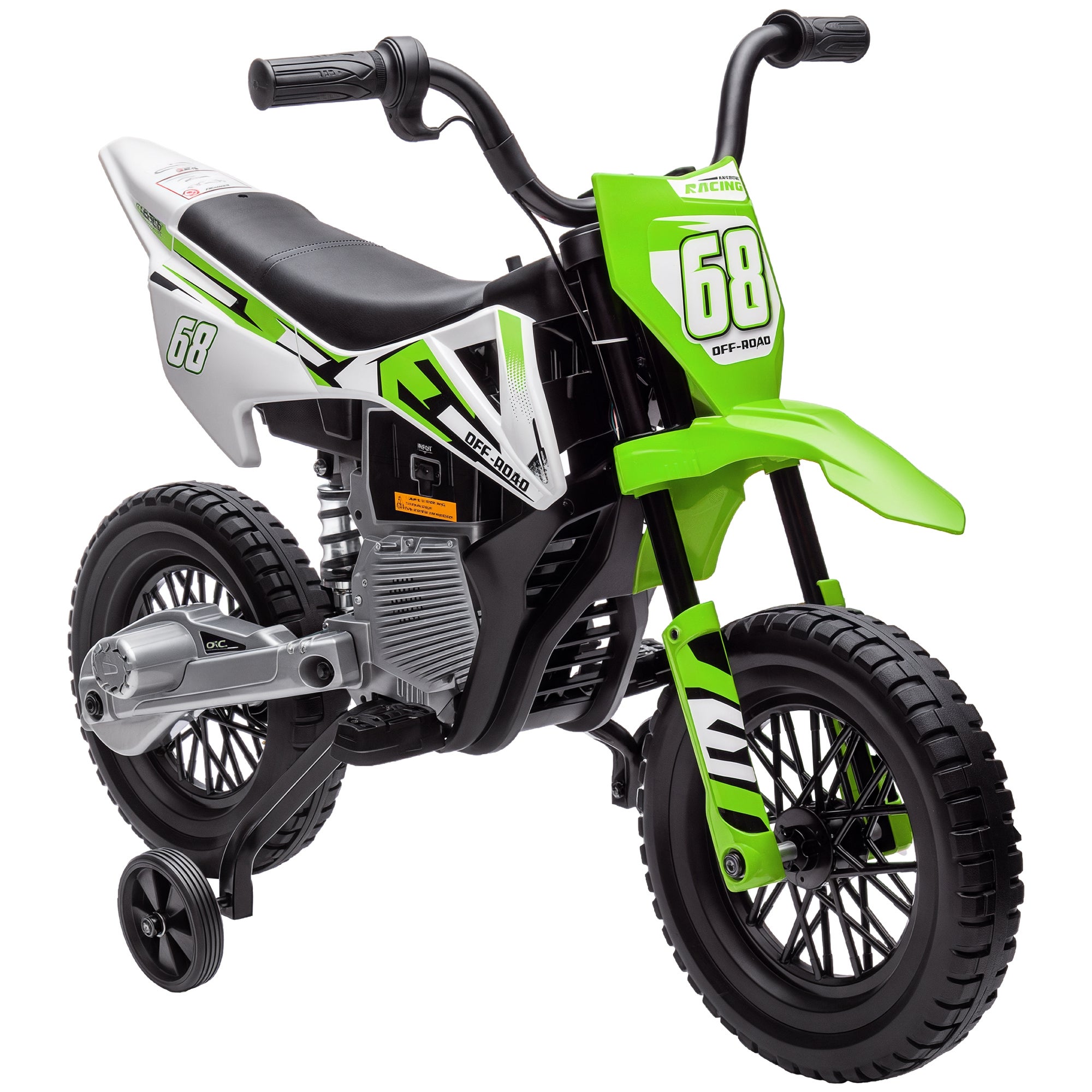 Produits sélectionnés AIYAPLAY Moto électrique enfants, moto cross pour enfants avec batterie 6 V, 2 moteurs, klaxon et roues d'entraînement, 3 à 8 ans, charge 30KG, rouge - Jeux & Jouets