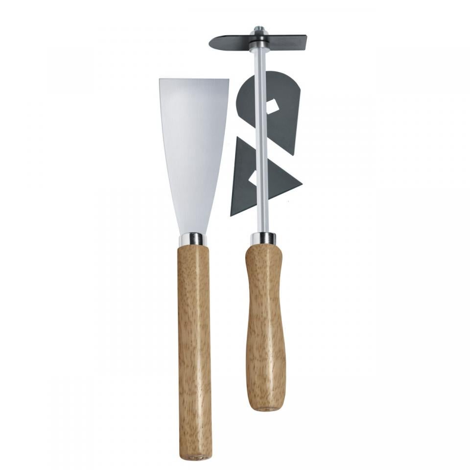 Spatule Professionnelle Faithfull 50 Mm - Lame Inox, Manche Palissandre, Rivets Laiton