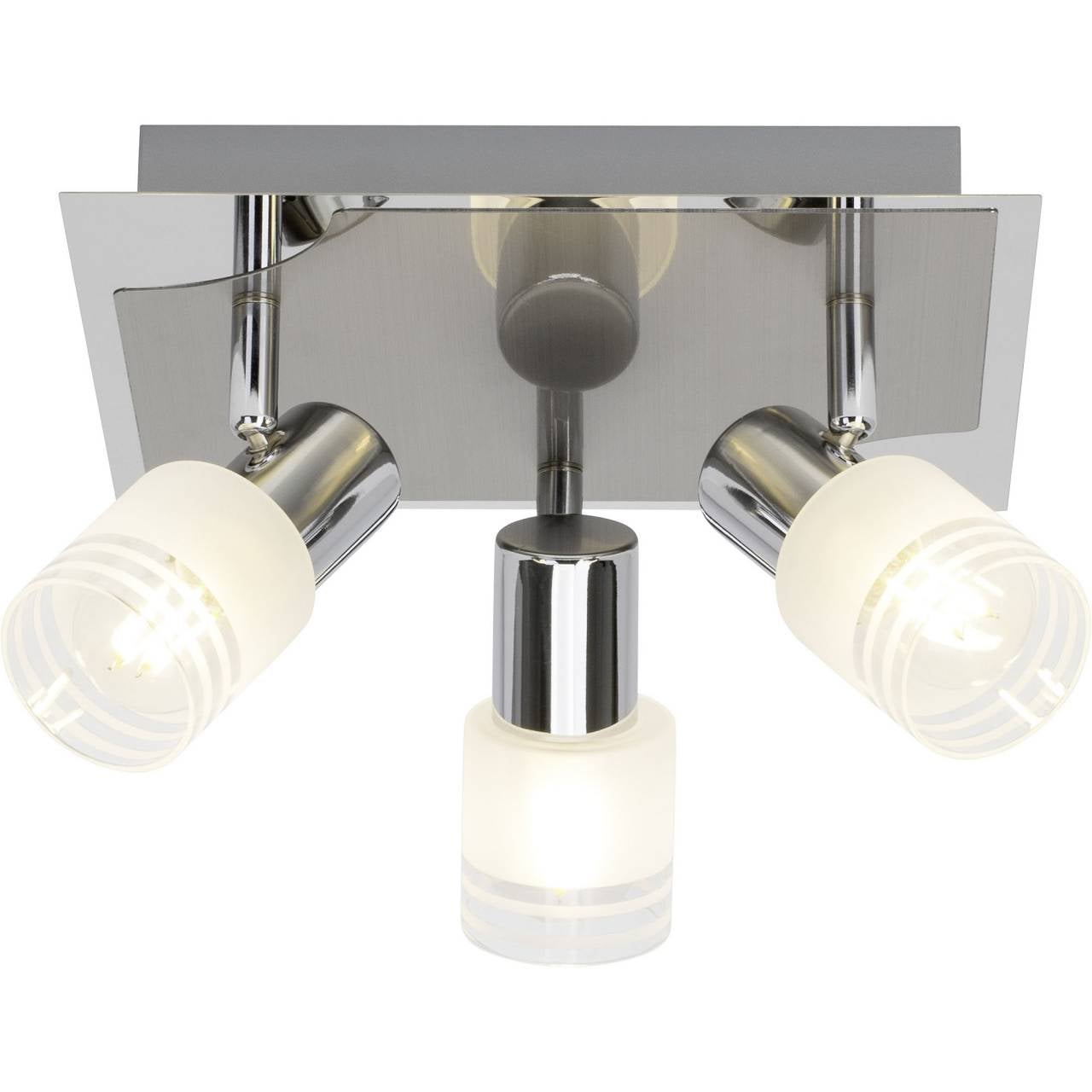 BRILLIANT Kinkiet zewnętrzny LED Devora 28cm srebrny | 1x zintegrowana dioda LED, zintegrowana dioda LED 12W, (1600lm, 3000K)