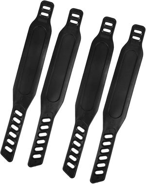 Clip per Pantaloni da Bicicletta, 4 Pezzi Mollette per Pantaloni da Bicicletta, Fascia per Pantaloni da Bicicletta, Cinghie Elastiche Antiscivolo per Ciclismo, Jogging, Escursionismo, Alpinismo