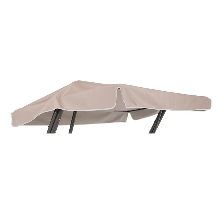 Daszek do huśtawki ogrodowej 214 x 122 cm cappuccino PATIO