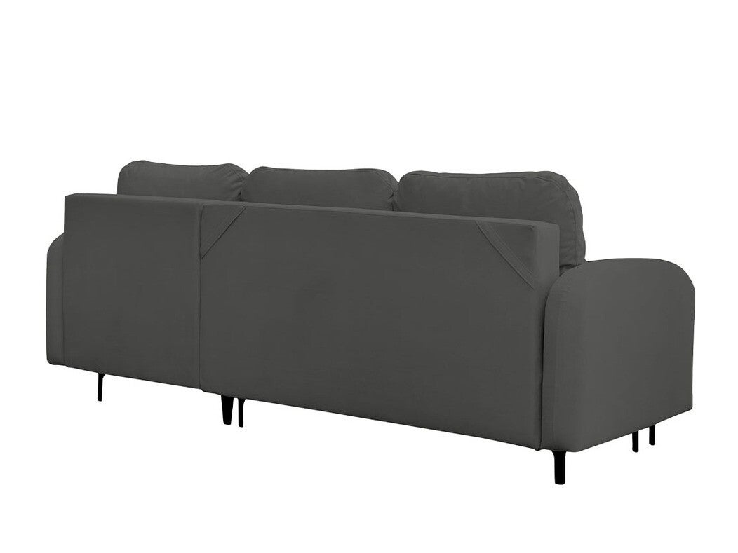 Canapé d'angle Torlua 103, Gris foncé, Disponible, 225x172x96cm - 3