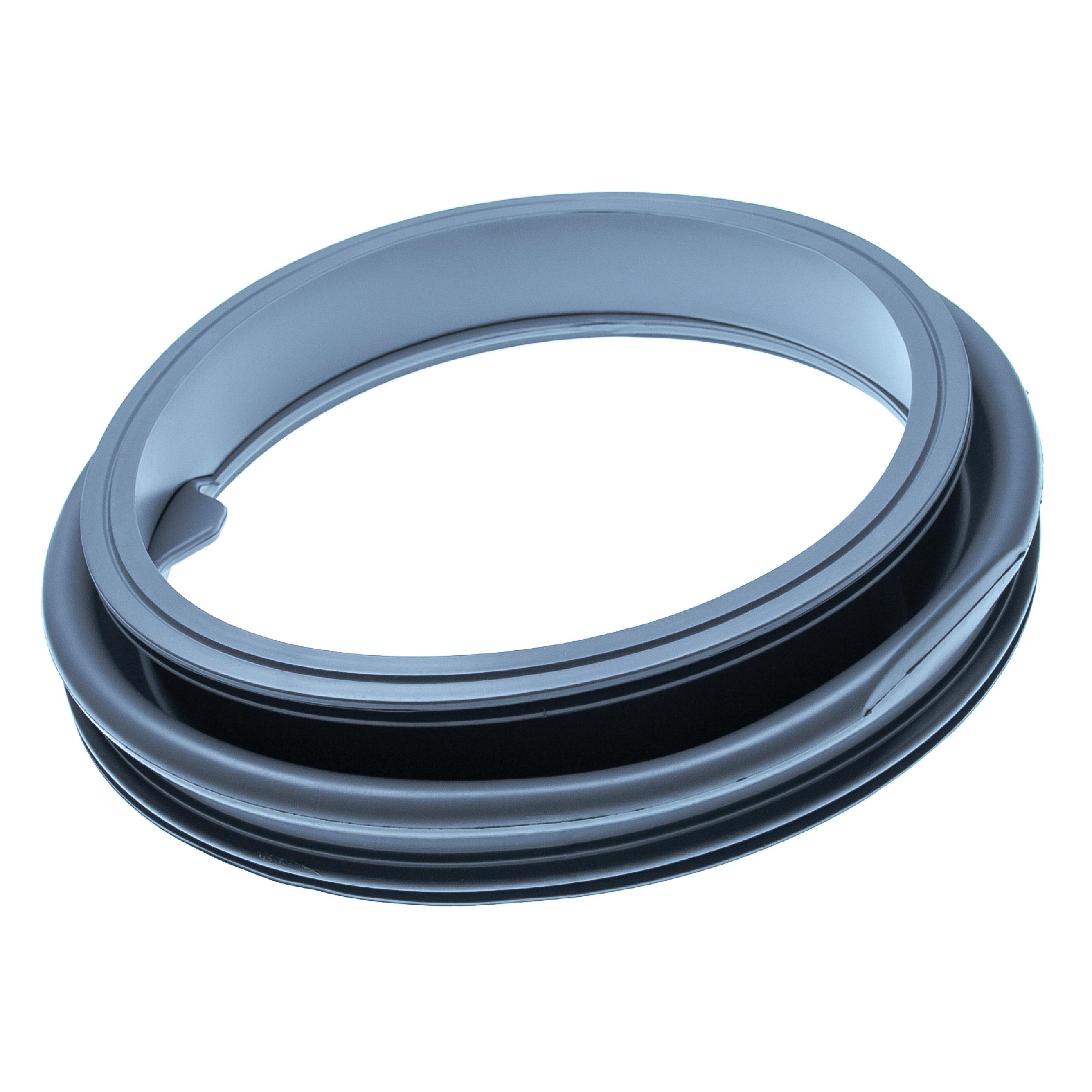 vhbw Joint de porte compatible avec Samsung WF0702WKV, WF0702WKV/YLP, WF0792NCSYMF, WF10614YKE/XEG lave-linge - caoutchouc, diamètre 40 cm, gris - 3