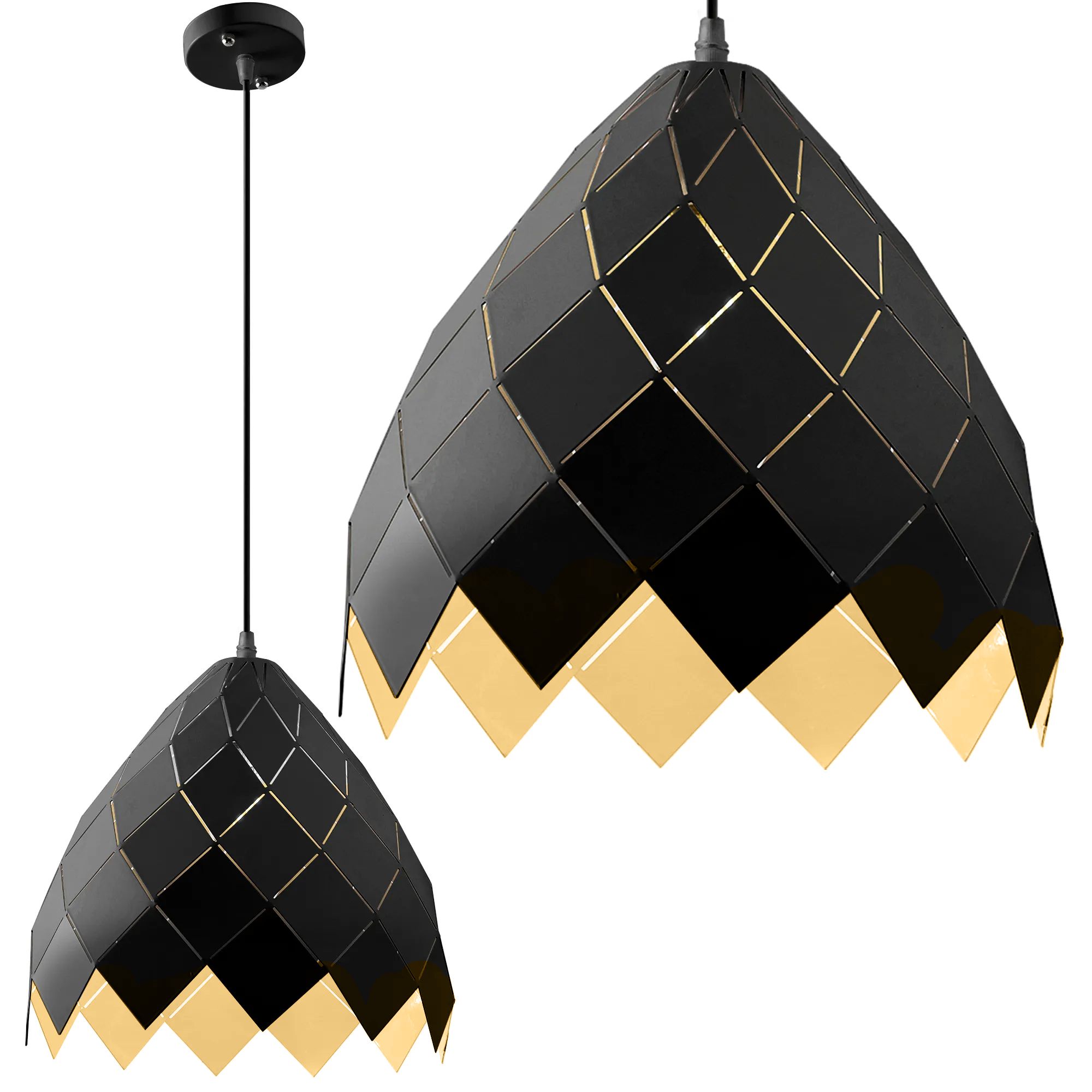 Lampa Sufitowa Wisząca Toolight App338-1Cp Czarny