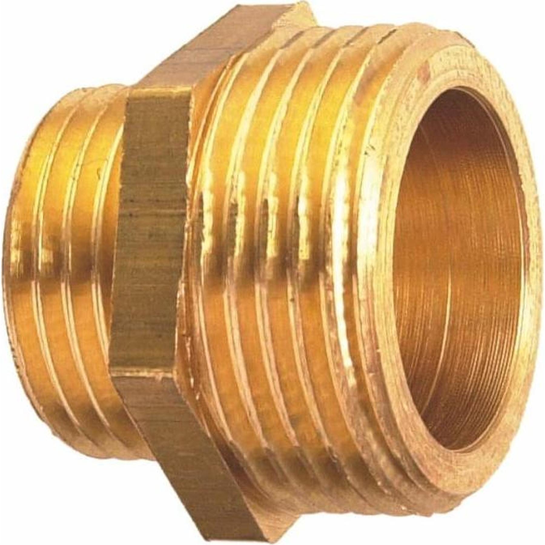 Riduzione In Ottone Per Rame 5/8 X 1/2 Maschio/Femmina – Wigam Raccordo Condizionamento