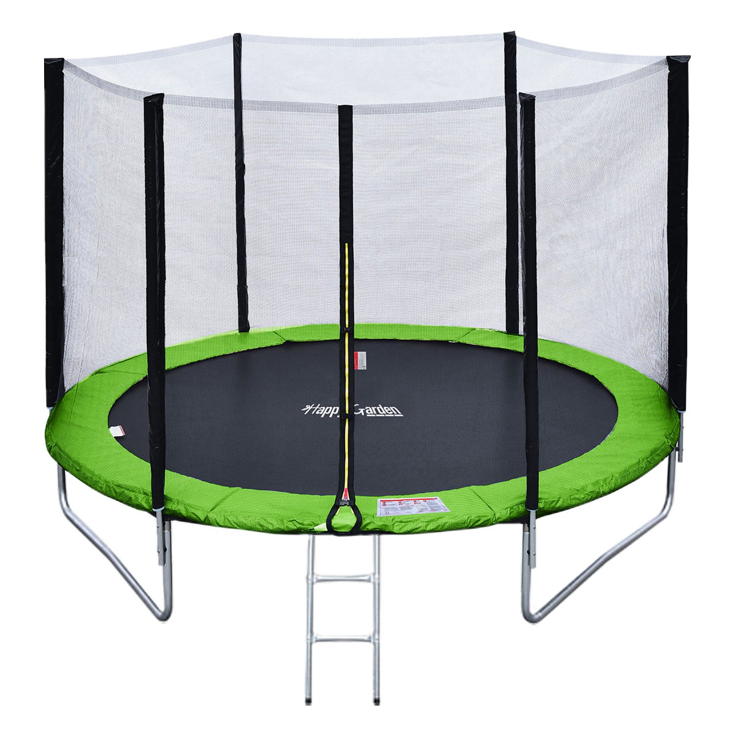 Happy Garden Pack Premium Trampoline De Jardin Rond Enfants 180cm Reversible Bleuvert Cairns Filet Echelle Bache Et Kit Dancrage Montage Facile 0 0