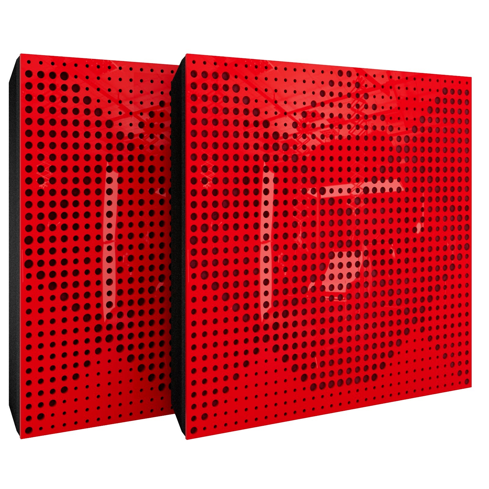 Lot de 2 Panneaux acoustiques WILDS-F décoratifs insonorisants 50x50x5 ...