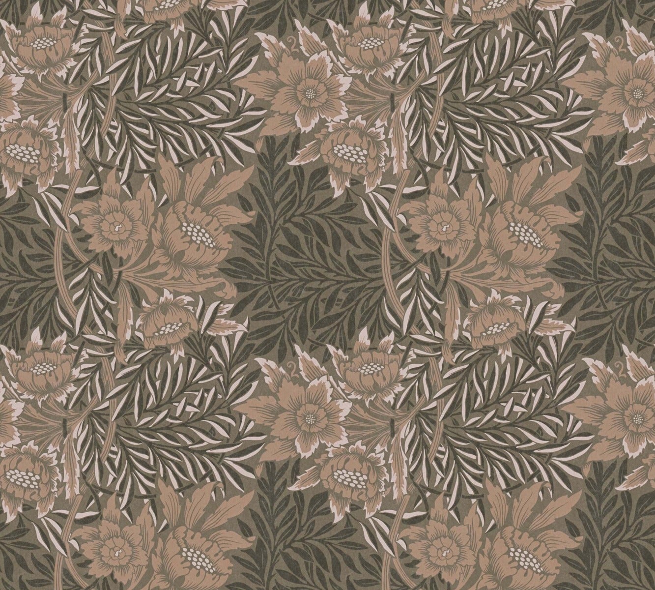Papier Peint Intissé A.S. Creation 377543 – Motif Floral, Brun, Rouleau 10,05 M X 0,53 M