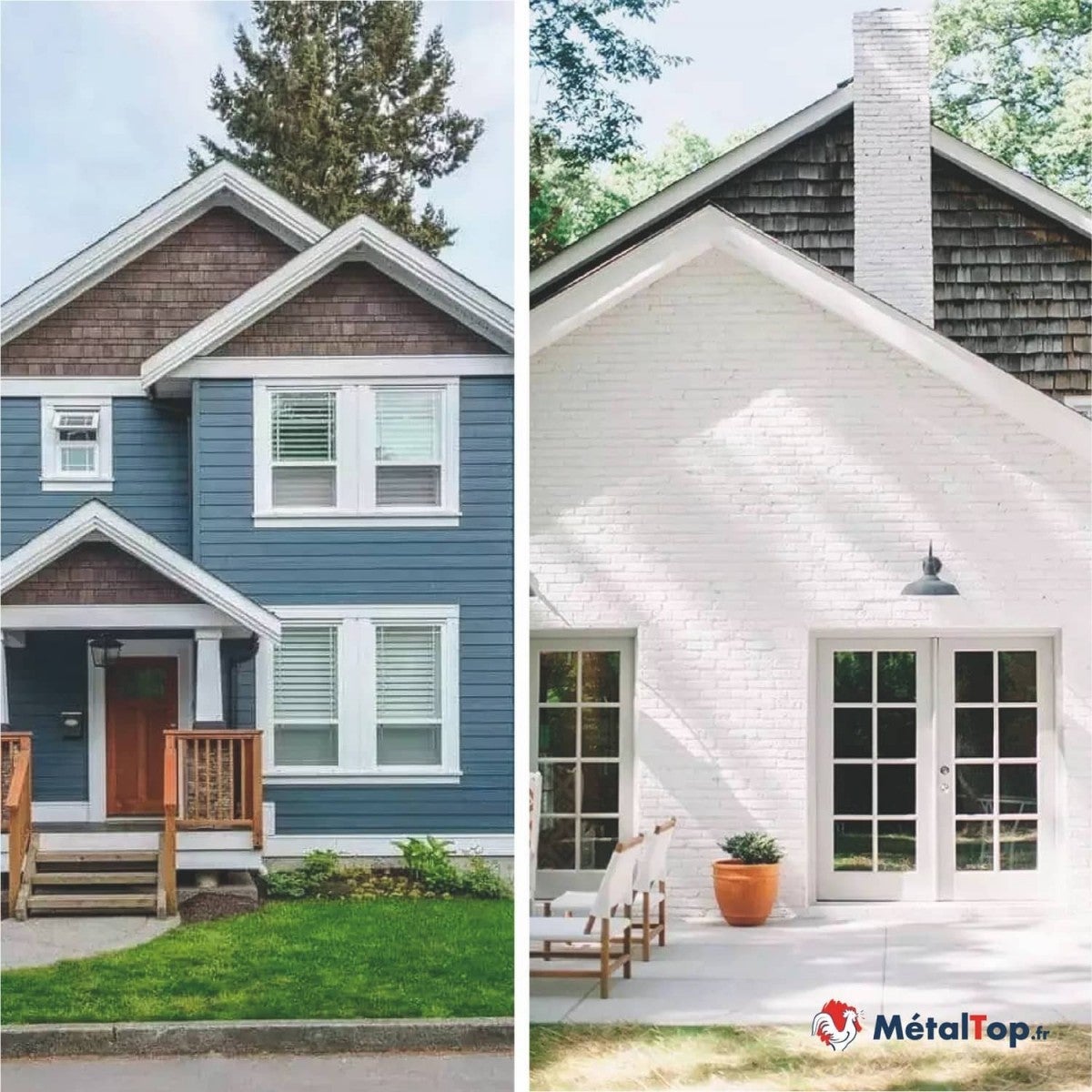 Peinture Facade - Metaltop - Orange pastel - RAL 2003 - Pot 5L - 7