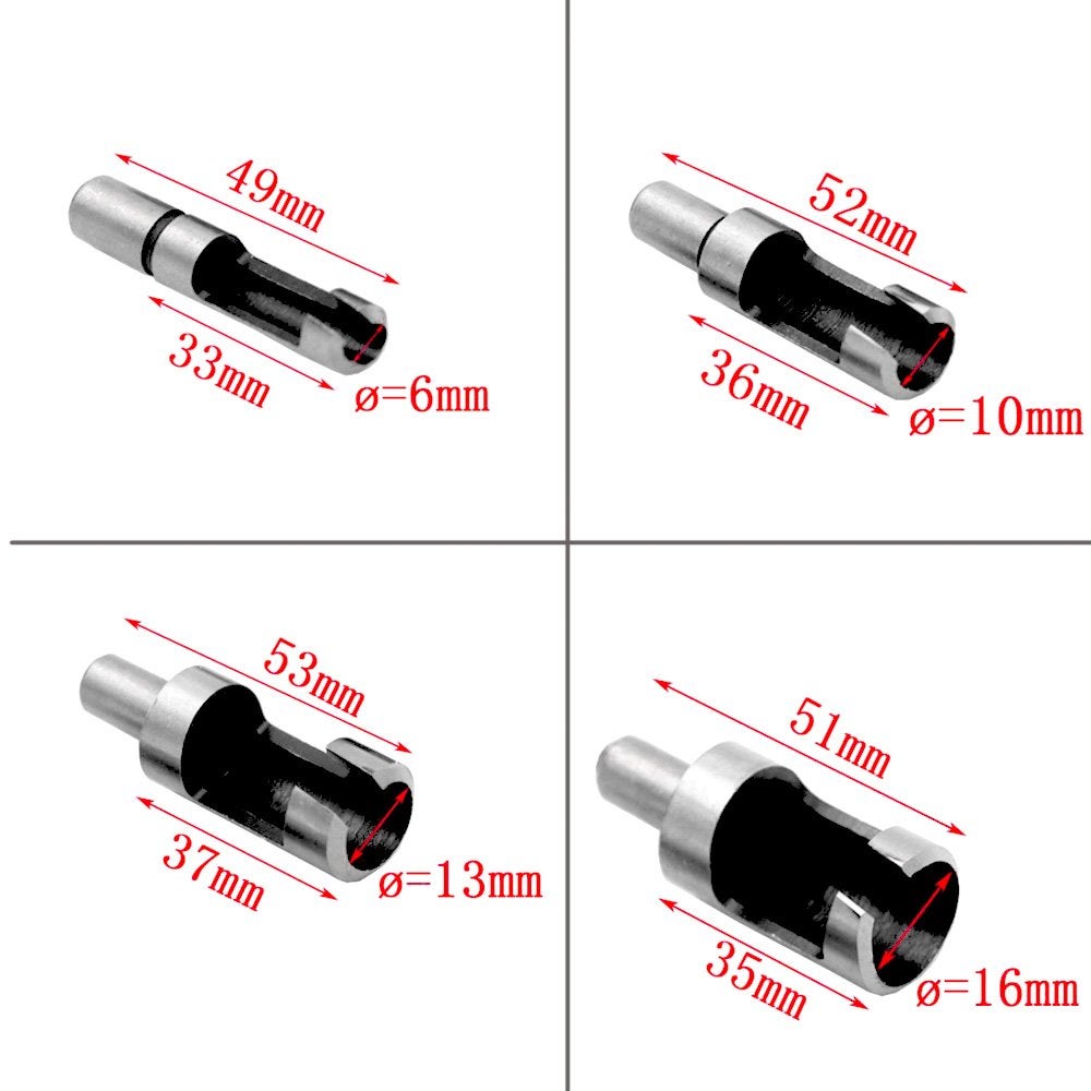 Fresa Per Legno A Copiare Con Cuscinetto Inferiore 1/2'' (12.7mm) - Punta Per Router Per Intaglio, Bordatura E Scultura, Accessorio Falegnameria