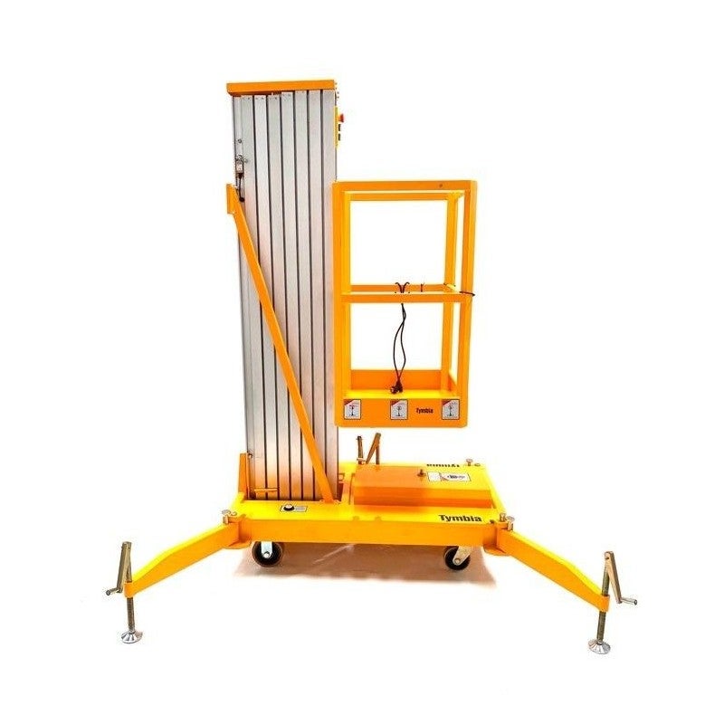 Plataforma elevatória Tymbia, com 12 m de altura, carga de cabo de 125 kg - 4
