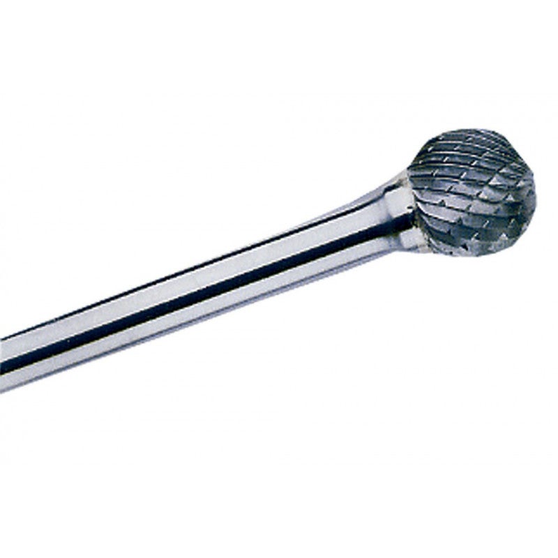 EMagTech 2 Punte Diamantate A Testa Sferica Da 10 Mm – Grana 60, Gambo 6 Mm Per Intaglio Marmo E Vetro