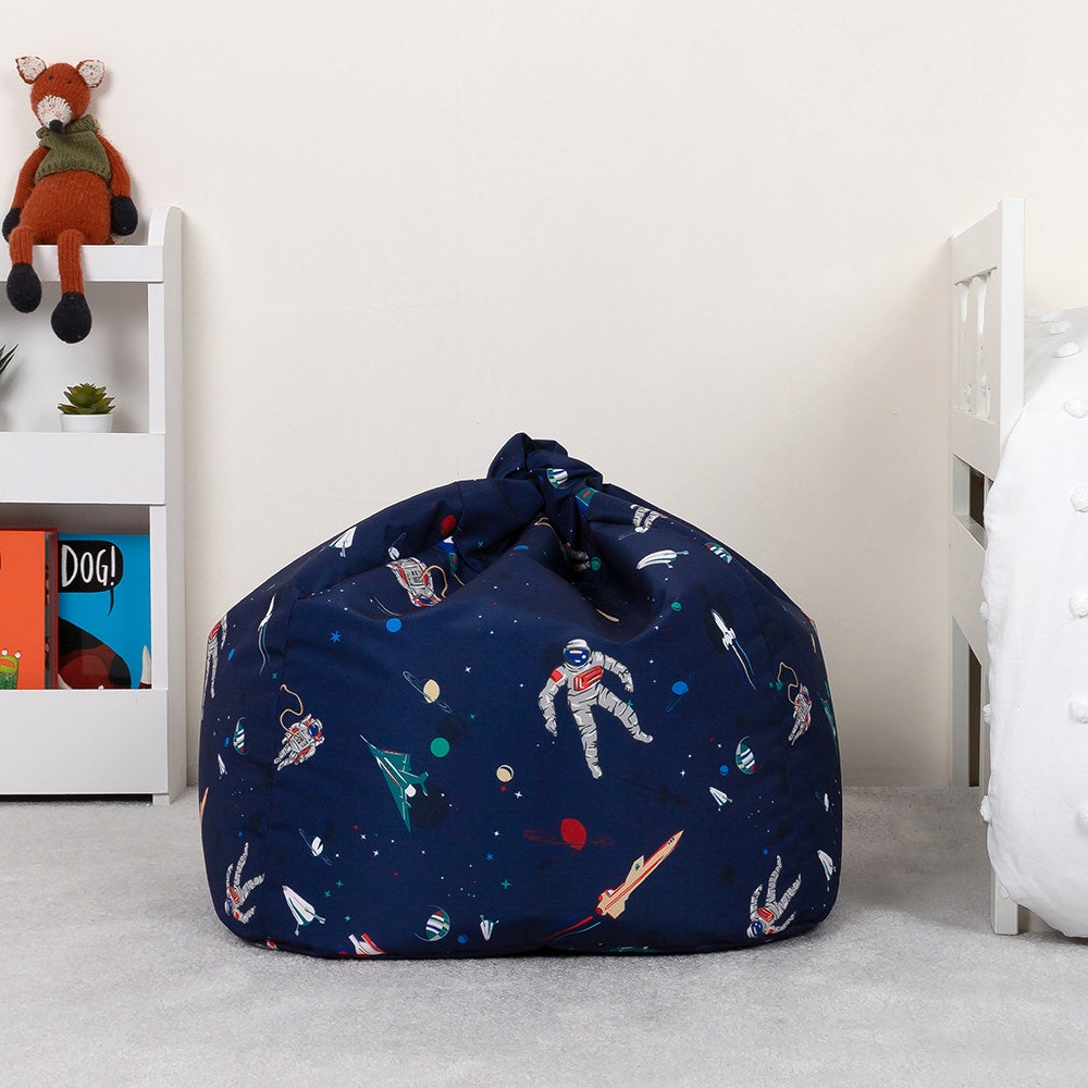 Pouf fauteuil Icon enfant à imprimé galaxie, chambre, salon, jardin, 55x53cm - 4