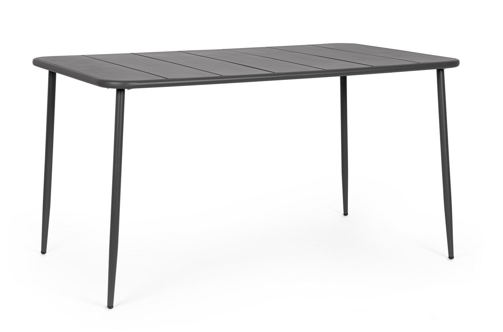 Stół stalowy z powłoką elektroforetyczną i matowym wykończeniem 140X80 Antracyt do wewnątrz i na zewnątrz
