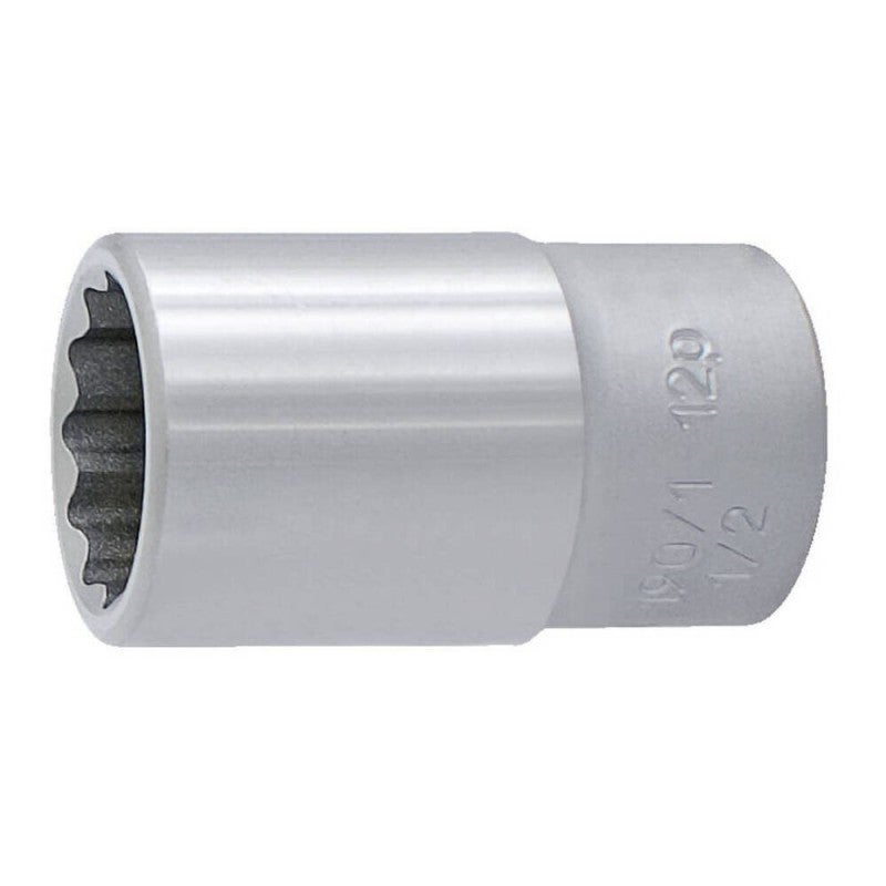 Douille 3/4" 12 Pans Courte 43 Mm – Profil Flank Traction Haute Qualité