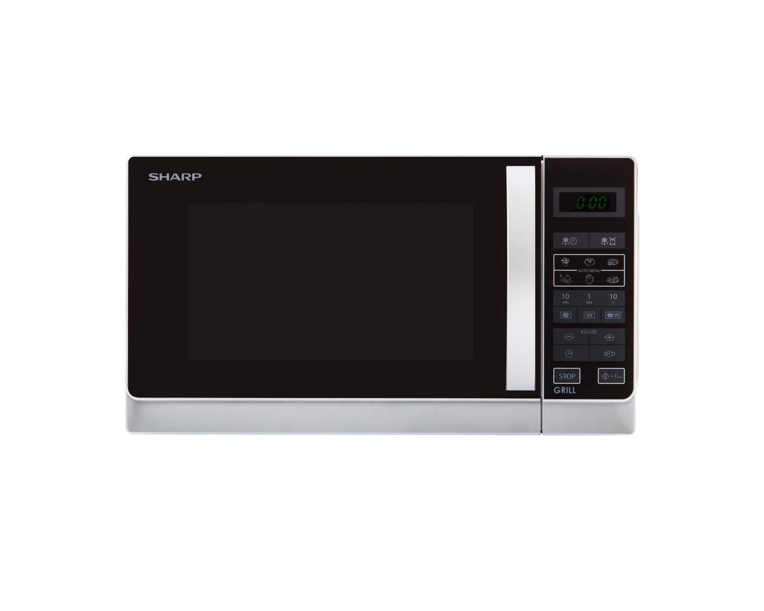 Sharp Blanco/Negro Microondas R-642 Inw Grill 20L 800W Y - Imagen 3