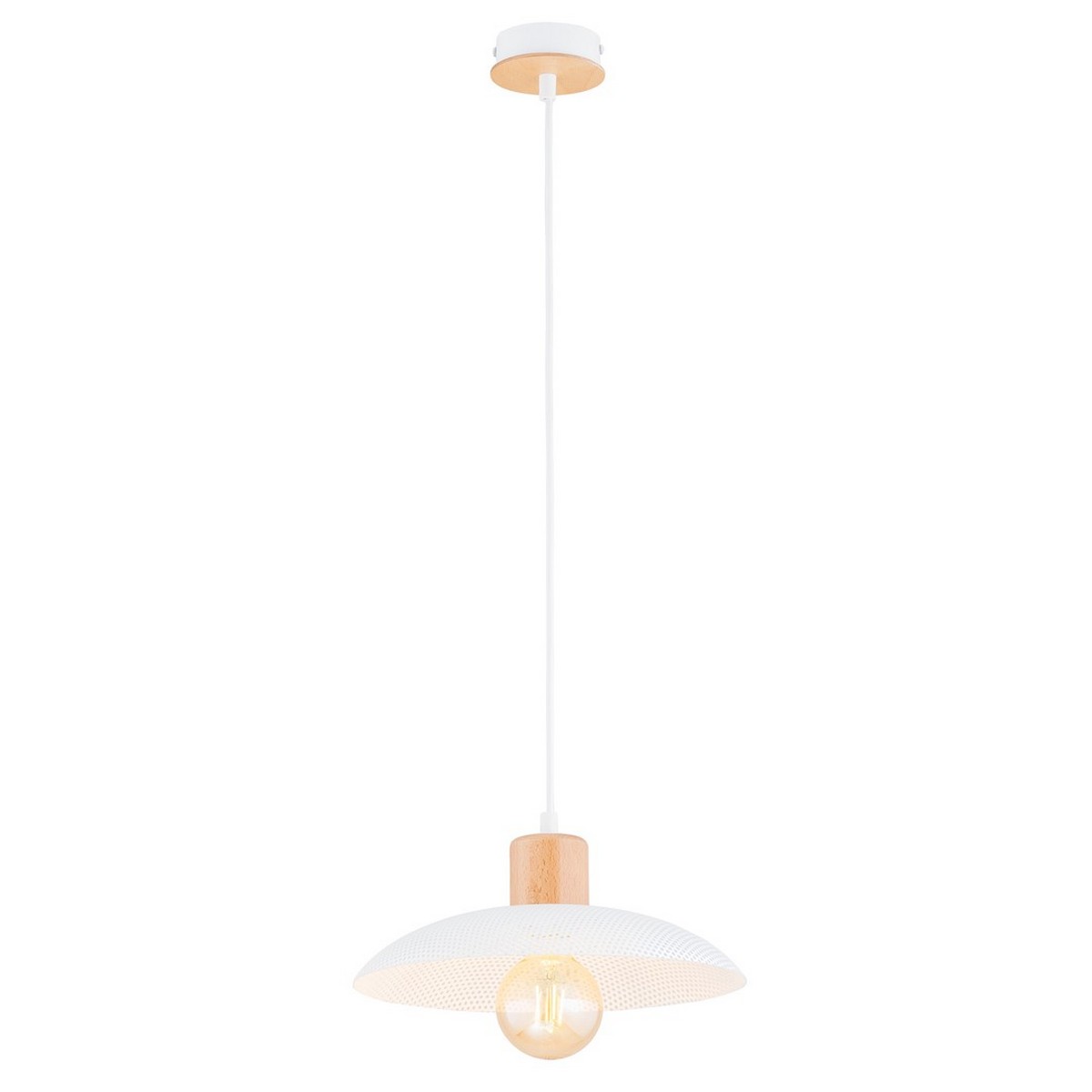 Lámpara de suspensión kobe, acero, blanco, seven design