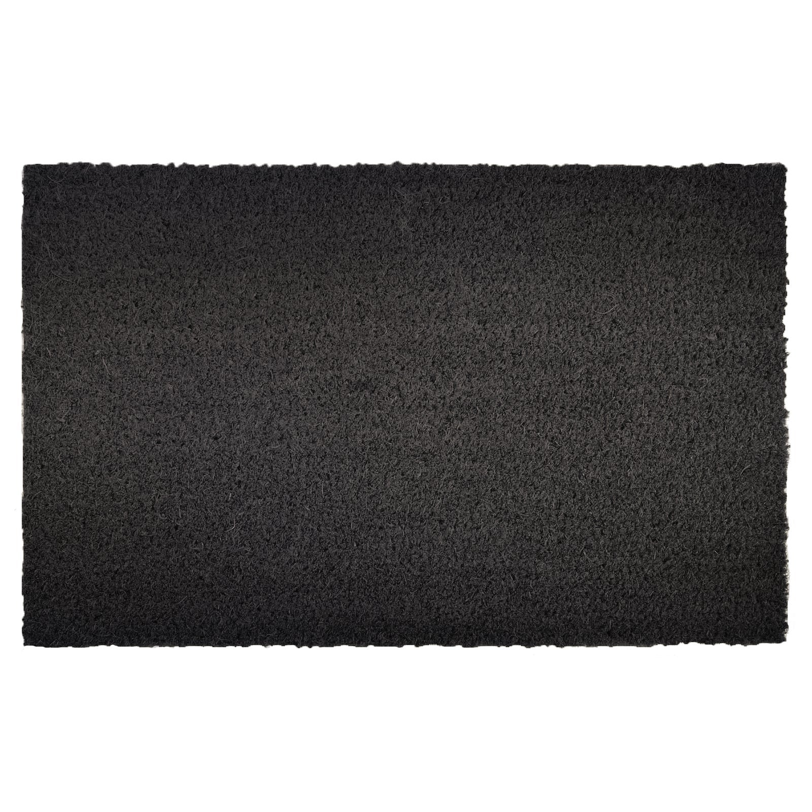 1art1® Zerbino In Fibra Di Cocco, Nero, 40x60 Cm - Tappetino Per Ingresso, Collezione Design