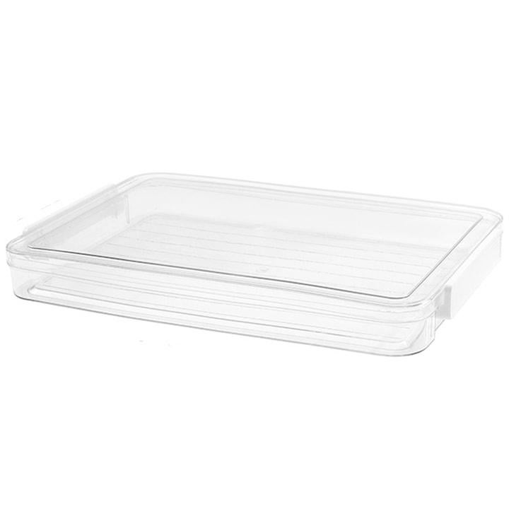 Plastikowe pojemniki przechowywania z pokrywkami Przezroczyste kosze przechowywania pokrywkami Plastikowe pudełko archiwizacji Pudełko przechowywania
