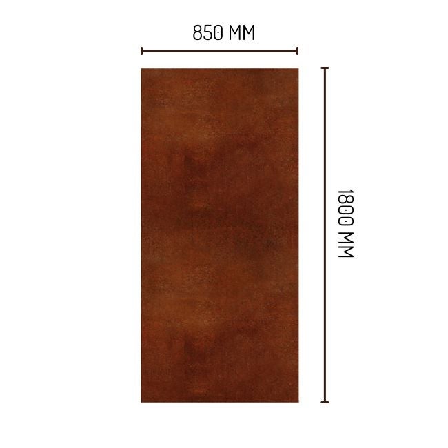 Panneau Brise Vue Métal Acier Corten Premium H.180 cm - madecoupesurmesure - 5