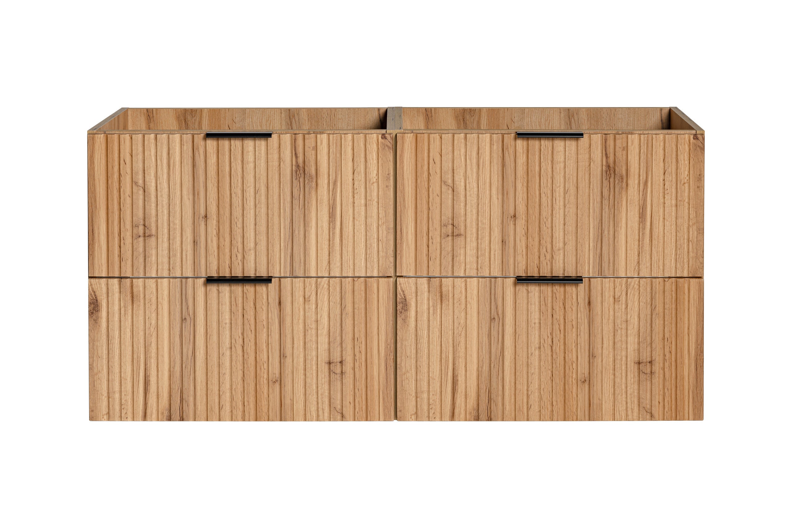 Meuble de salle de bain suspendu sous double vasque ADEL CHÊNE 120 cm - 3
