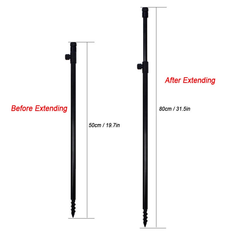 Suporte telescópico para alarme, fixo a 50-80 cm, portátil | Leroy Merlin