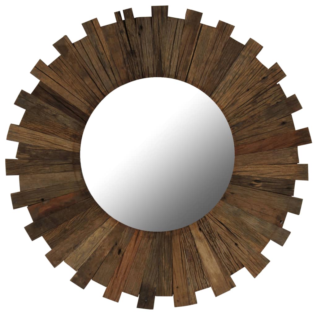 Beau Miroir Mural En Bois D'érable - Déco Vintage - 0011010