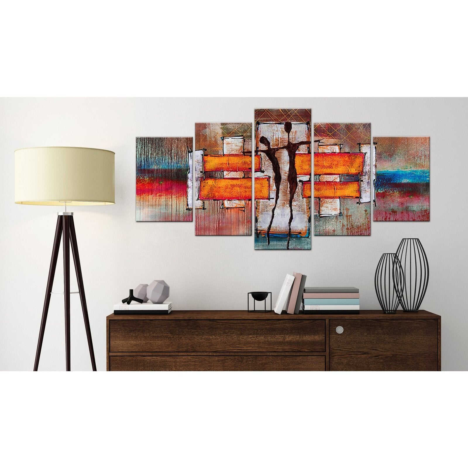 Tableau le pays de la danse - 100 x 50 cm - 2