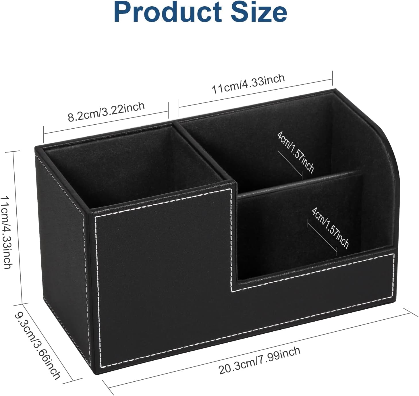 Lot De 2 Pots à Crayons Cubiques - Organisateur De Bureau En Plastique Rose, 10.2cm De Haut