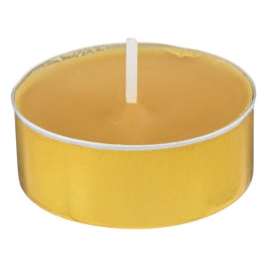 Atmosphera Lot De 18 Bougies Chauffe-Plats Hugo - Noir, Diamètre 3,75 Cm, Hauteur 1,5 Cm - Paraffine Pure