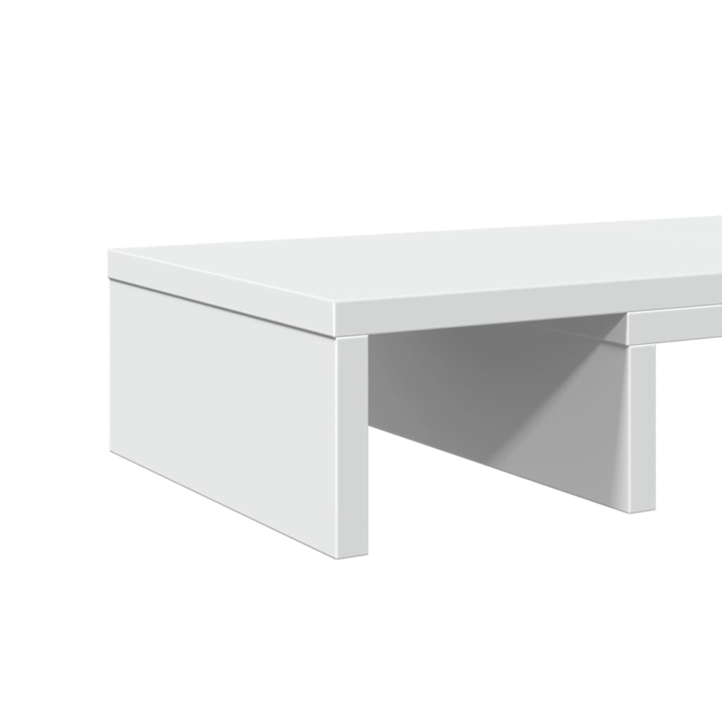 Support de moniteur | Support d'écran réglable blanc bois d'ingénierie CFW310778 - 7