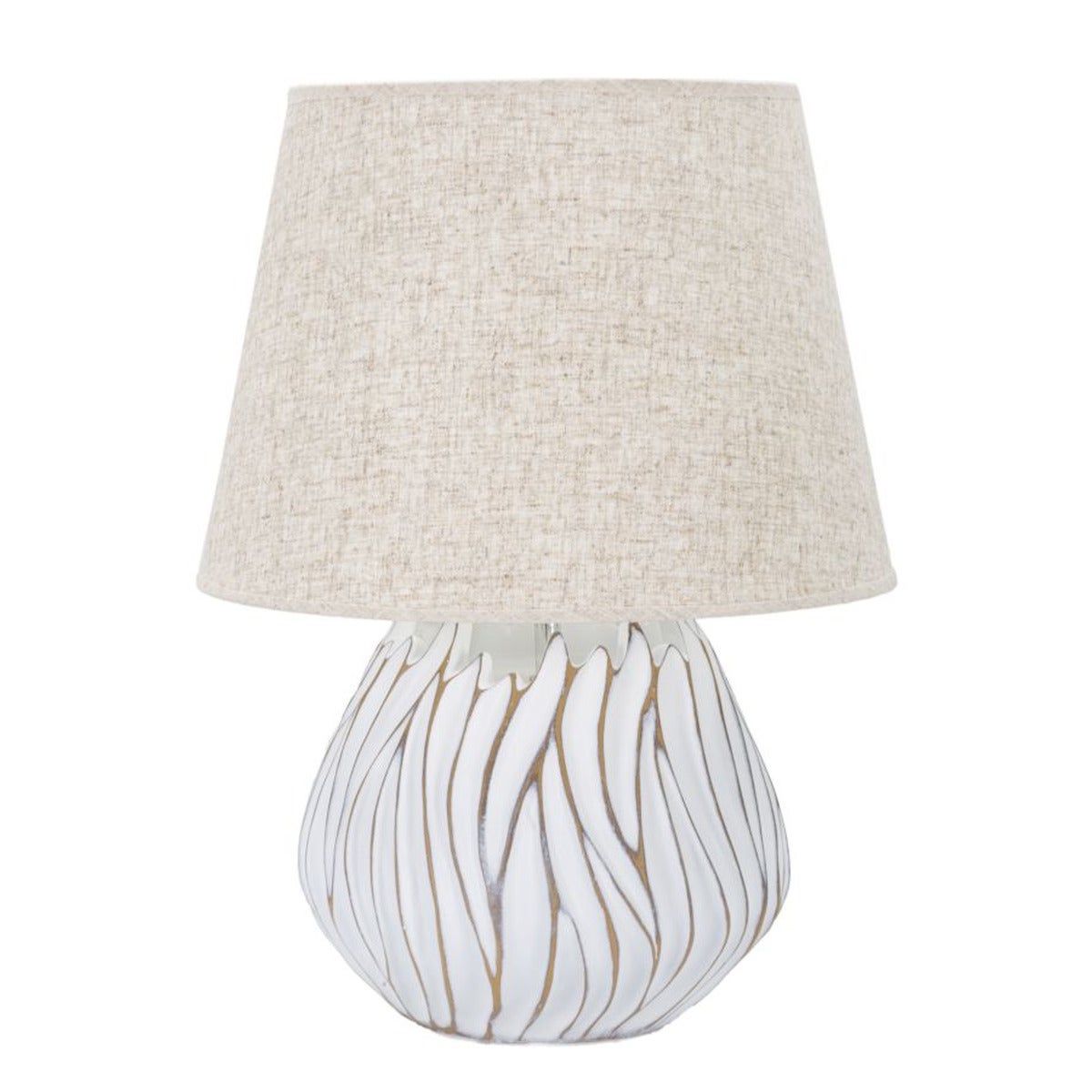 Lampa Stołowa Monica, Poliżywica, Biały, Seven Design