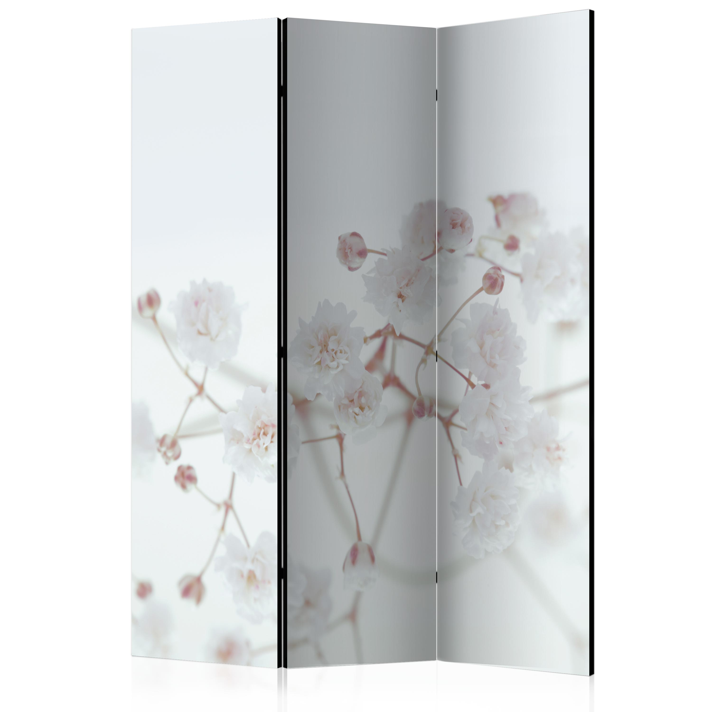 FLOWERS - Separè - Paravento Modulabile Autoportante - 70x190cm - In Legno E PVC colore interno