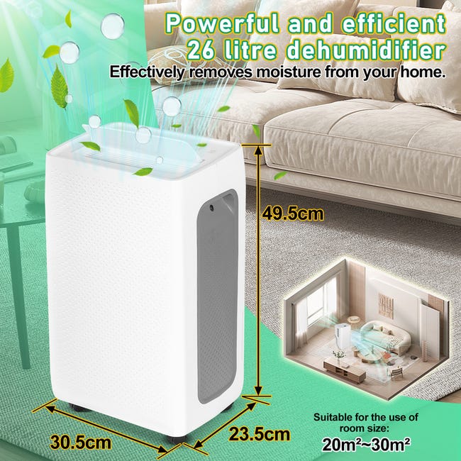 Absorbeur D'humidité Déshumidificateur 20L/Jour Euhomy - Pour 50m², 3 Modes, Minuterie 24h | Appareil Maison Cave Salle De Bain Silencieux Desumificateur D Humidité Absorbeur D'humidité Déshumidificateur 20L/Jour Euhomy - Pour 50m², 3 Modes, Minuterie 24h | Appareil Maison Cave Salle De Bain Silencieux Desumificateur D Humidité