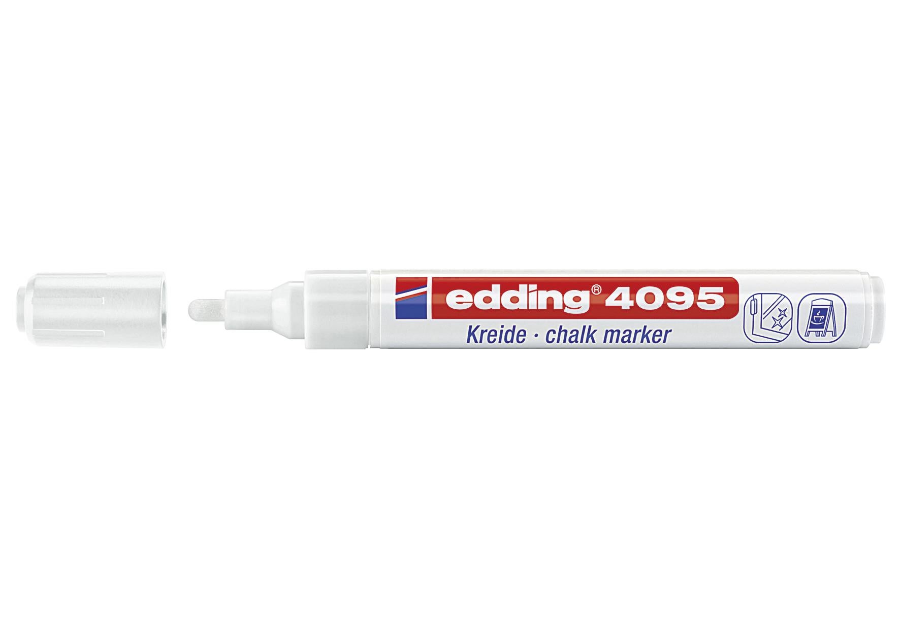 Marker kredowy edding 4095 biały - 4-4095049