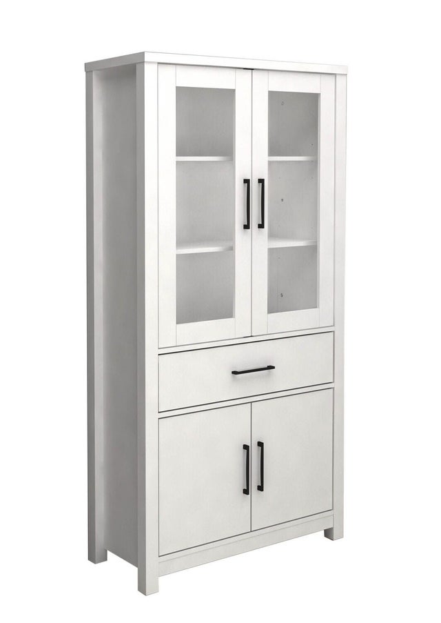 Vitrine Armario 4 Portas DN, Branco 180x90cm
