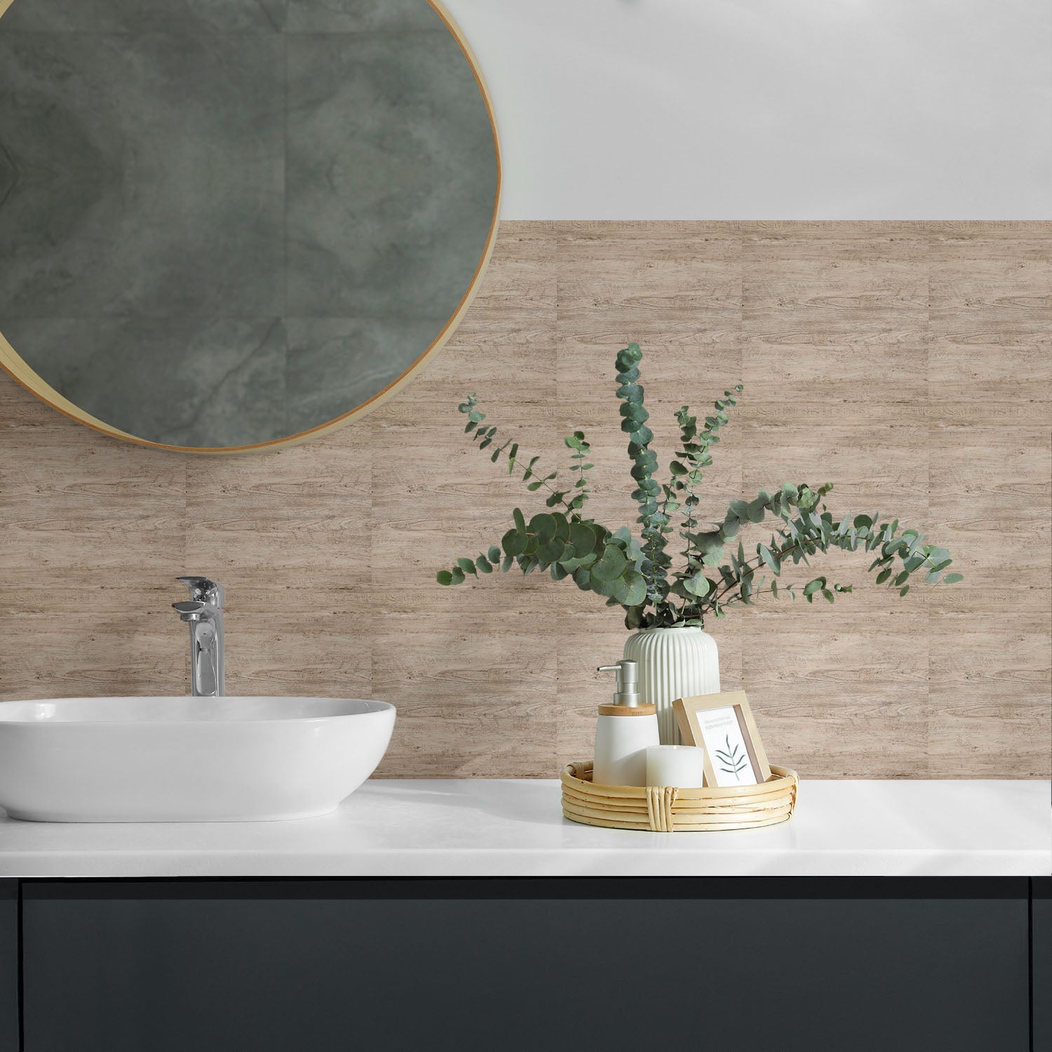 Dalles murales décoratives, Dalles PVC | 20x20x20 |Texture bois naturel - 4