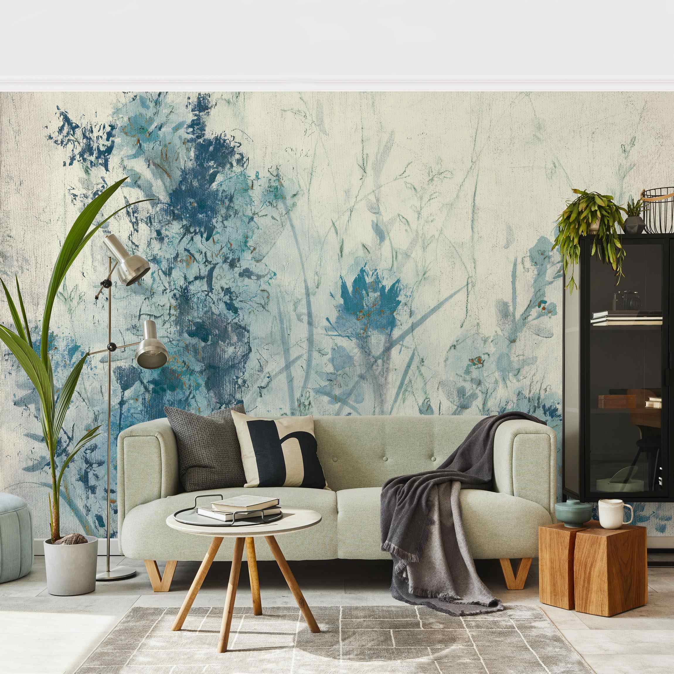 jardin, fleurs, géant, lilas, botanique, clochettes, dessin, floral