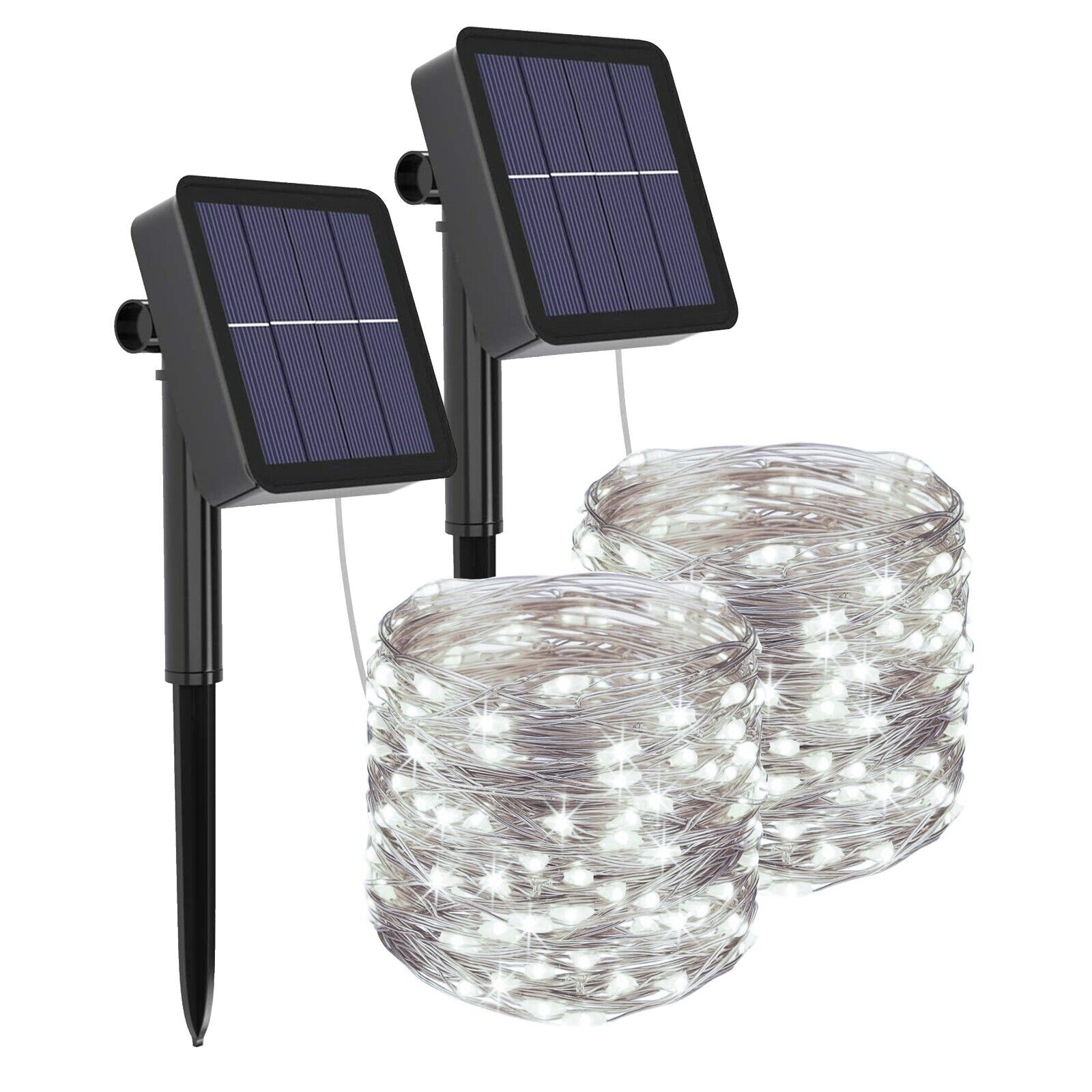 Kwaiffeo Decorazioni Halloween/Natale - 20 Tubi Luci LED Meteor Shower, Arancione, Impermeabile, 8.6m