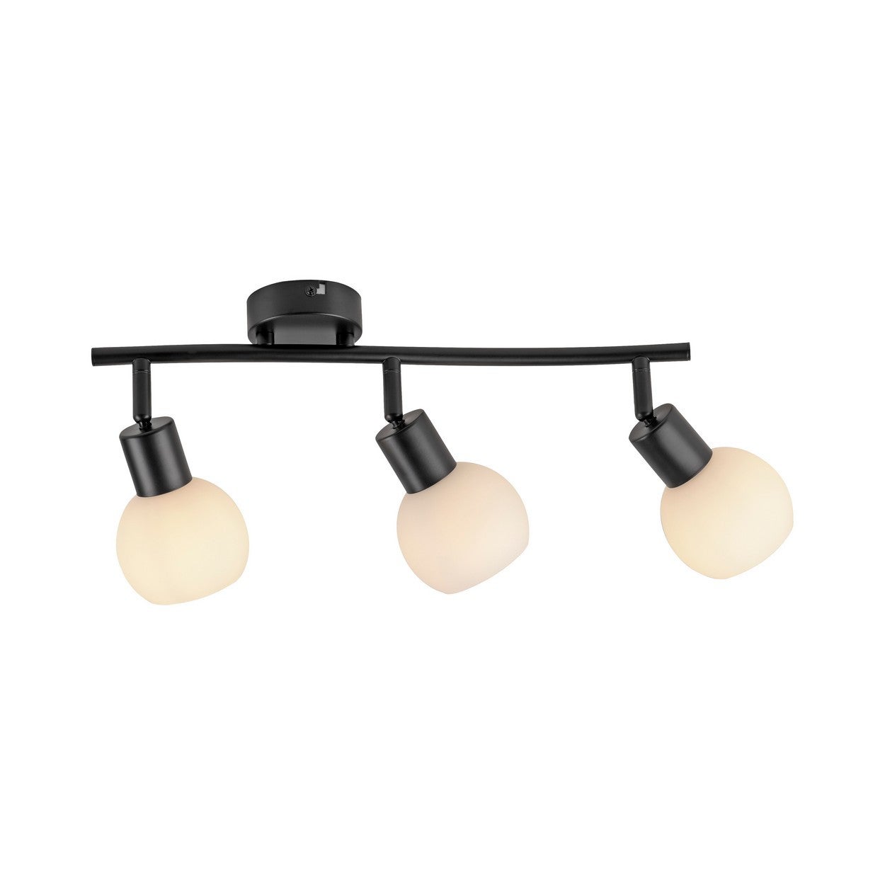 Spring Loki Barre de spots de plafond Loki noire 3xE14 | Leroy Merlin