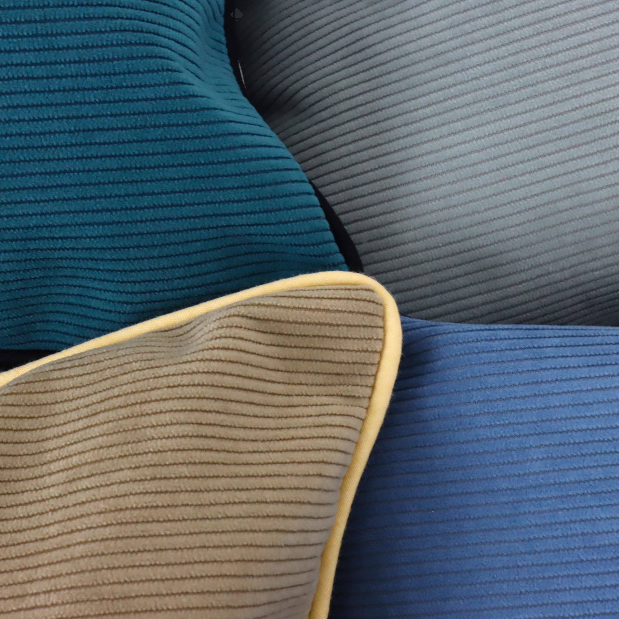 Housse de coussin 65x65 cm STARSKY Bleu Azur - 6