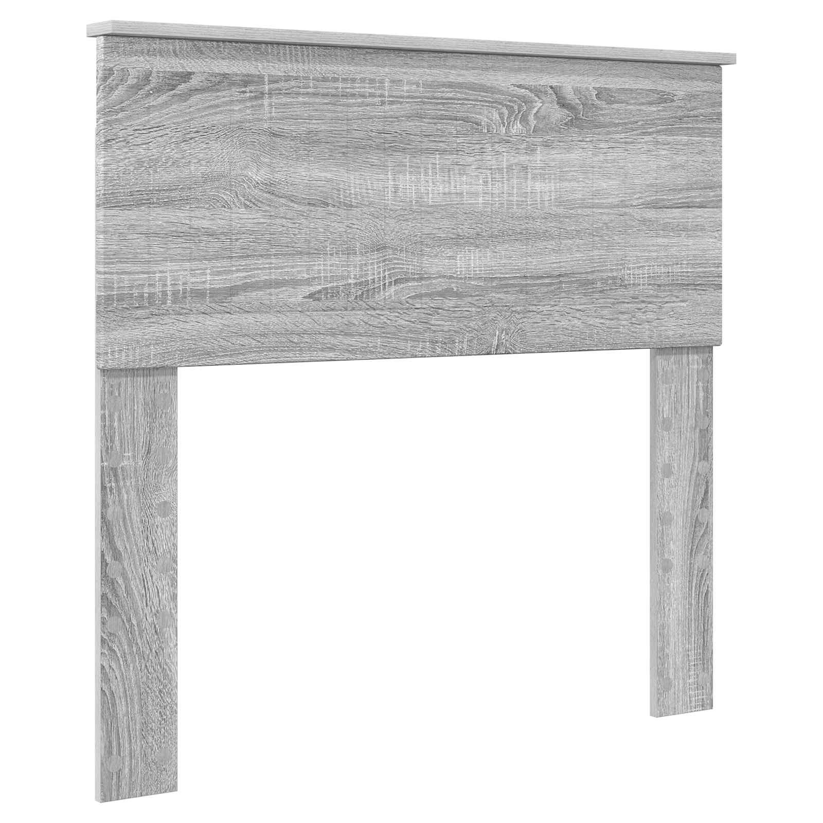 Lit de rangement gris 90 x 190 cm panneau de bois - 7