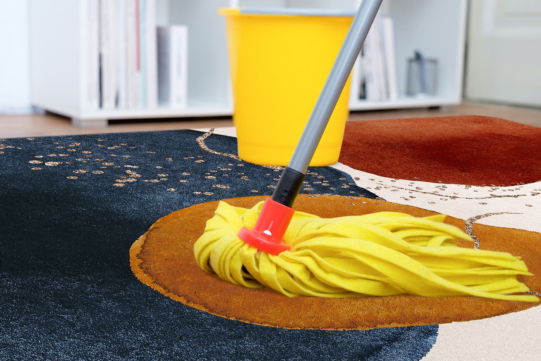 Tappeto antiscivolo in vinile Ania 160x240 cm - PVC stampato, lavabile, ignifugo, per salotto e cucina, stile moderno - 8