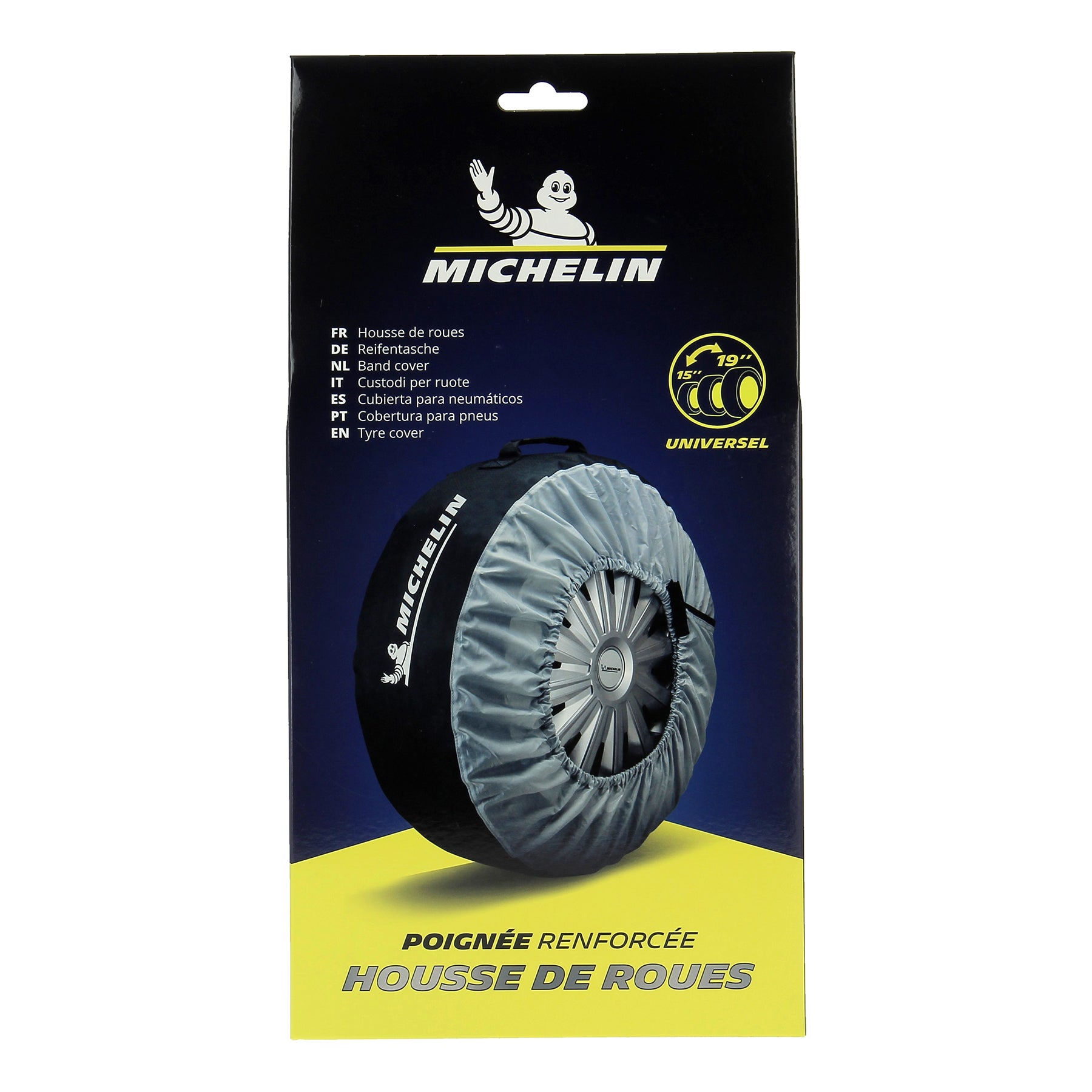 Housse De Rangement Michelin Pour Roues Et Pneus - Taille Universelle, Nylon Avec Poignée Renforcée