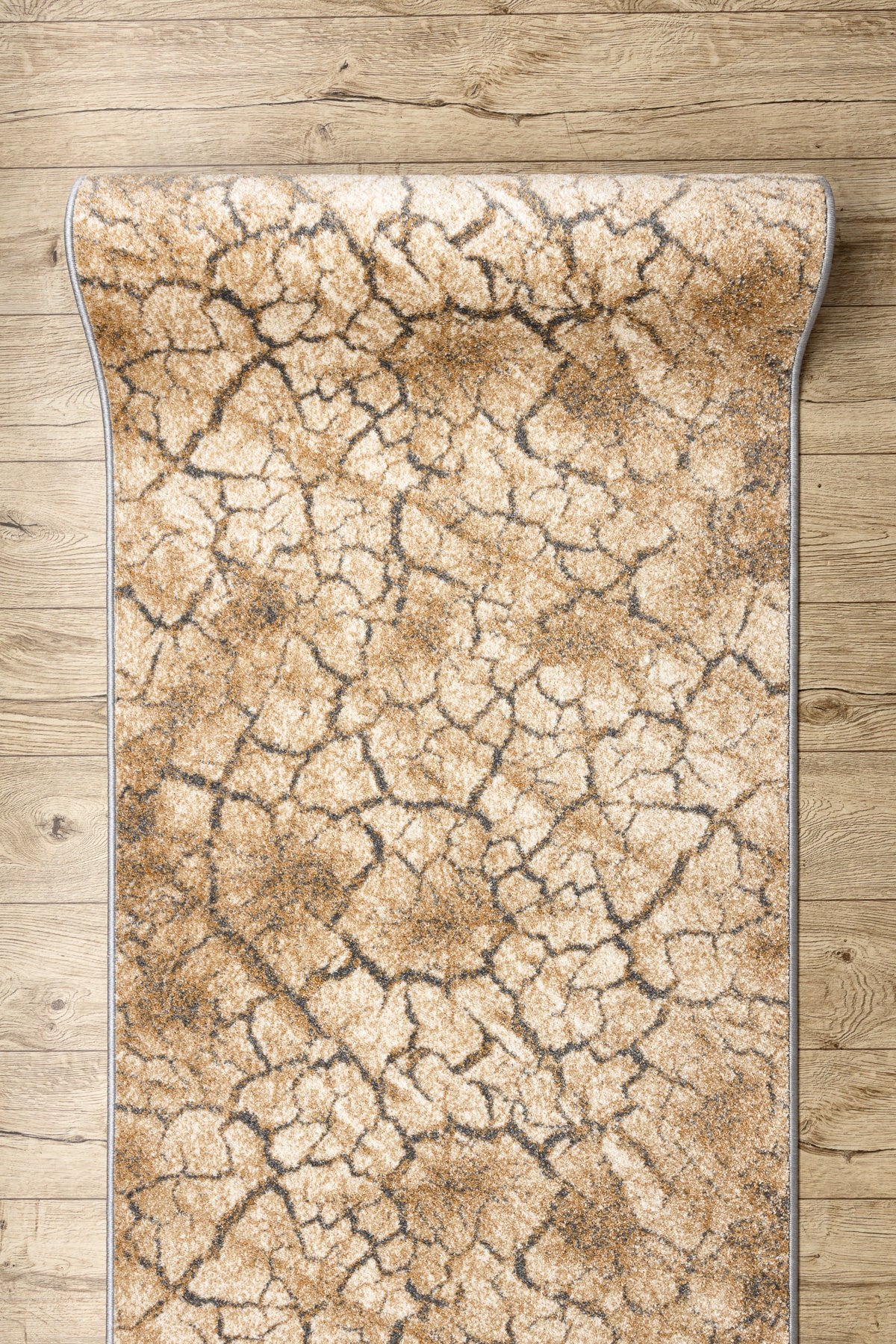 Passatoia KARMEL Terra terra screpolata caramello grigio 70 cm 70x610 cm - 4