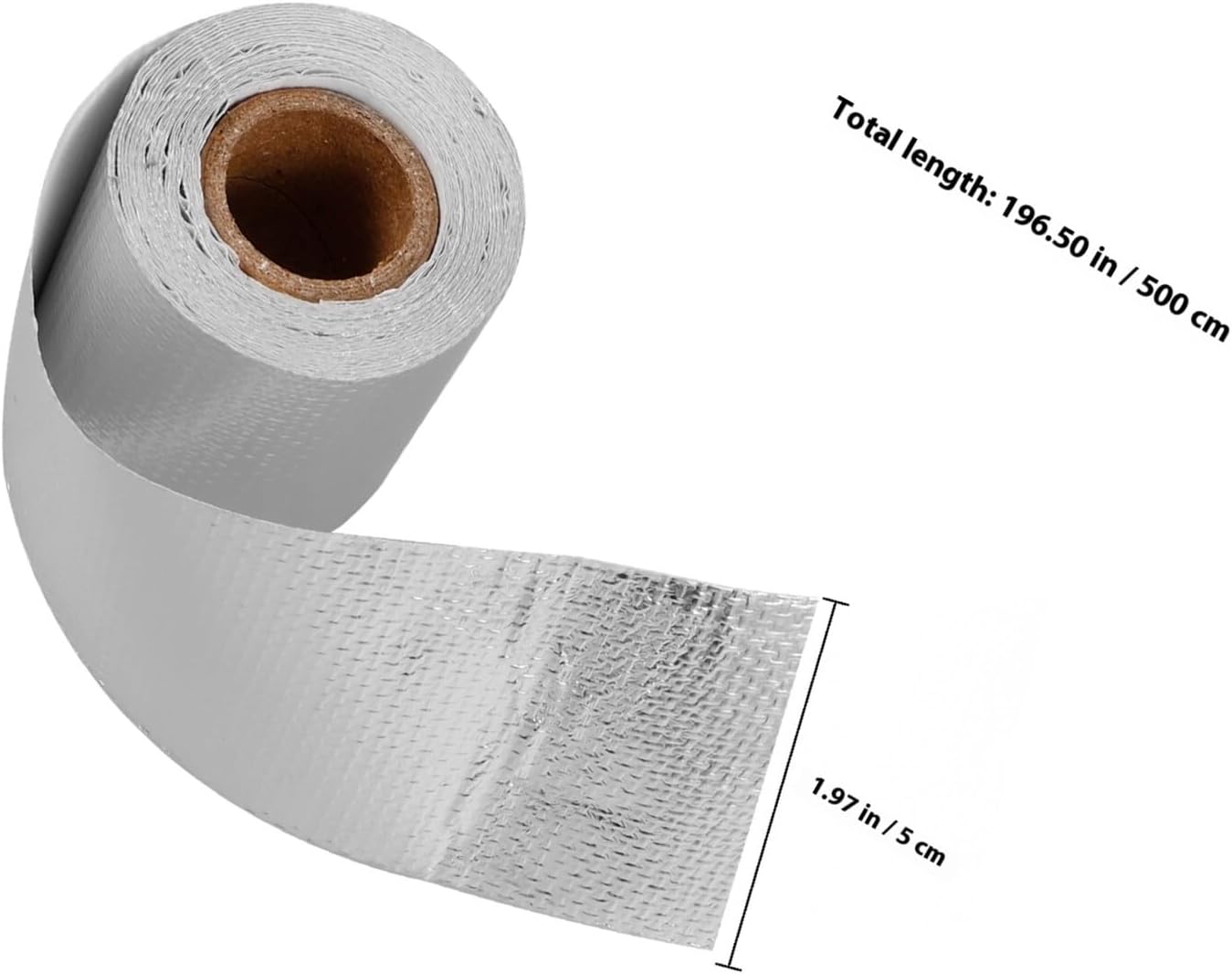 Ruban Adhésif Thermique En Aluminium Argenté Haute Température, Isolant Pour Conduits De Ventilation, Évacuation Et Hottes - 2