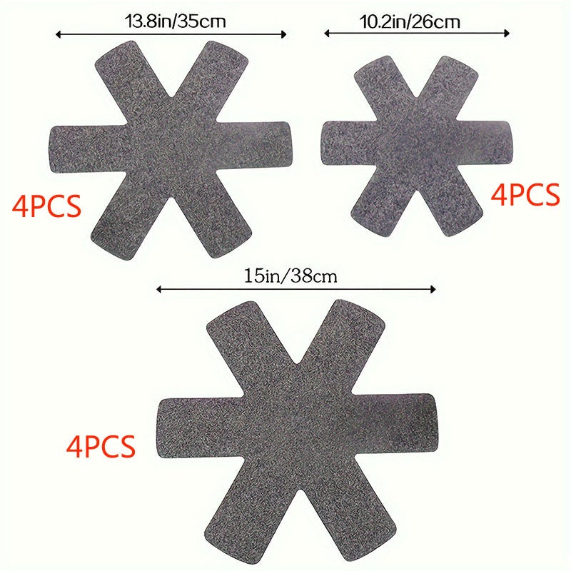Tappetini Divisori In Feltro Grigio - Set Da 30 Fogli Multiuso | Per Pentole, Campeggio E Protezione Superfici - Foto 4