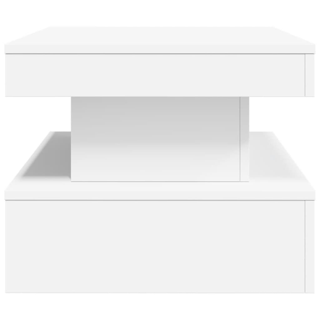 Maison Exclusive - Table basse avec lumières LED blanc 90x50x40 cm - 8