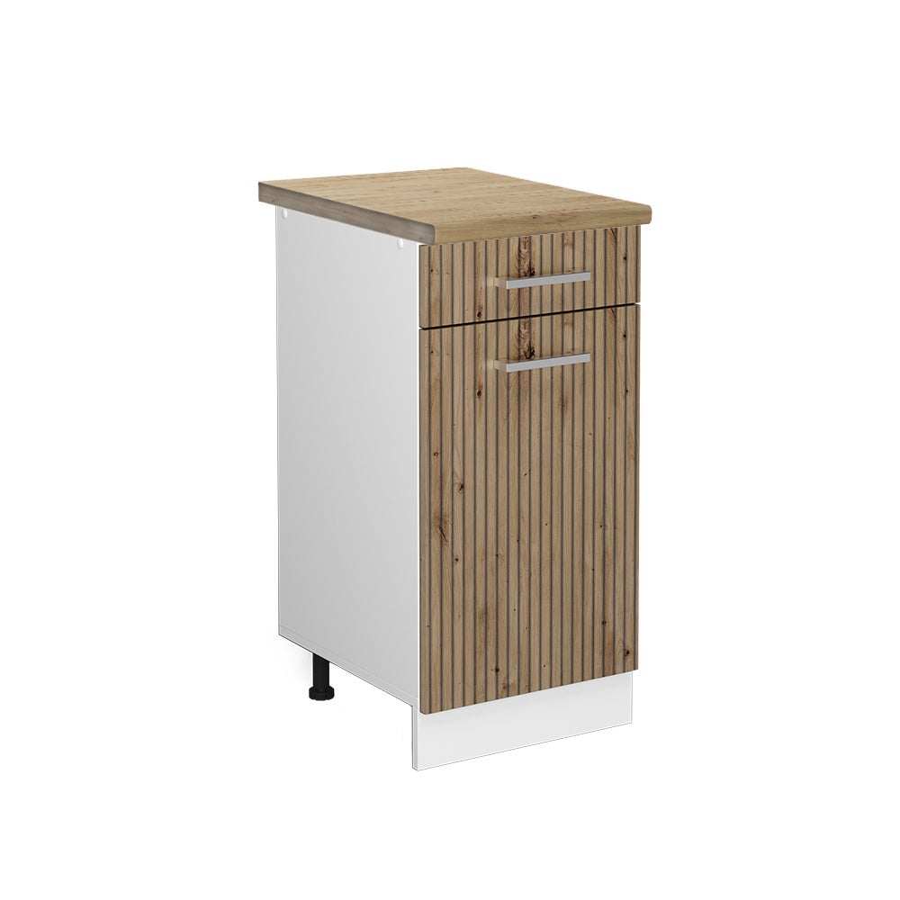 Vicco Szafka dolna do kuchni R-Line, Dąb rzemieślniczy, 40 cm , BP Dąb