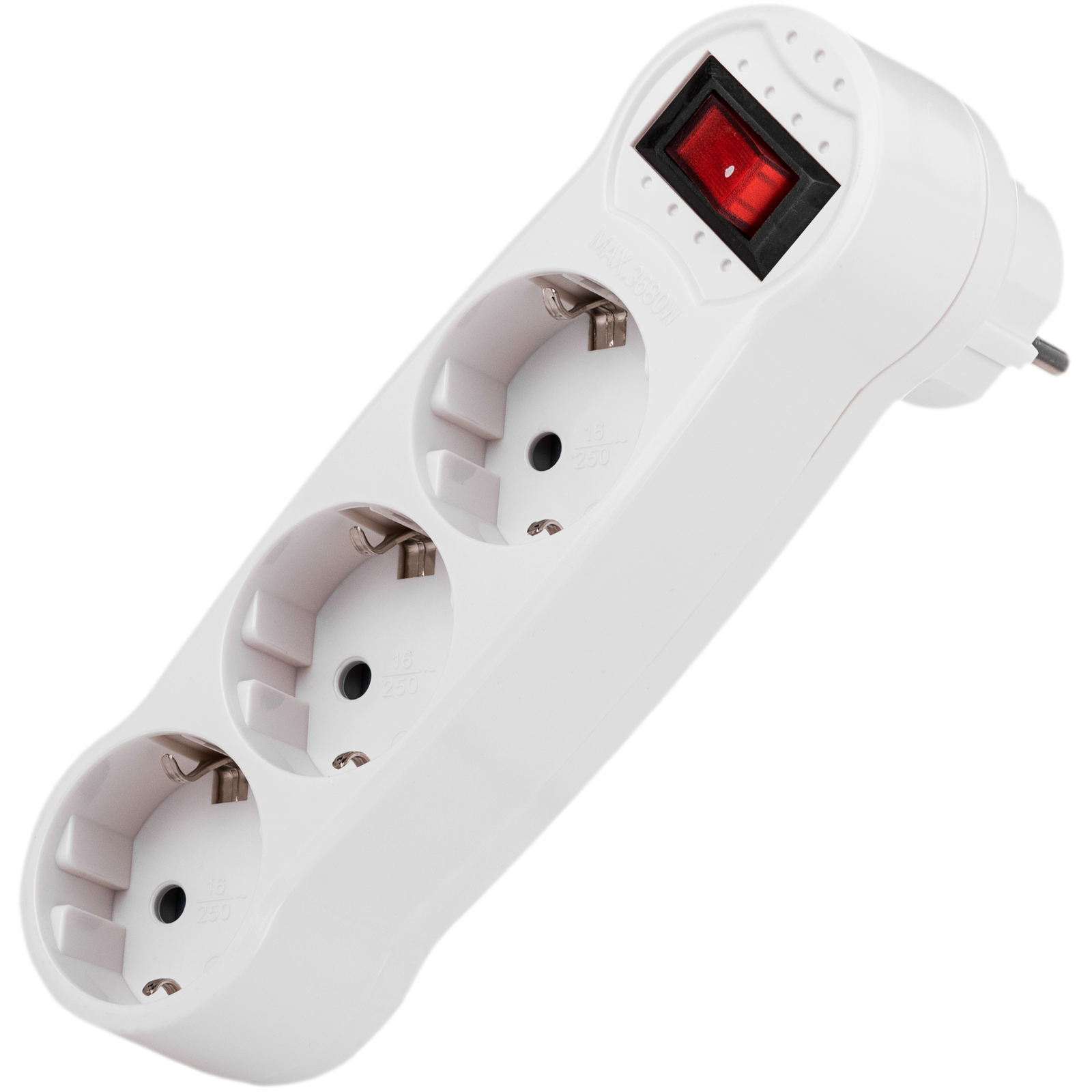 Multipla Spina Legrand Con 4 Prese Schuko E Sicurezza Bambini - Bianco, 230V 3680W